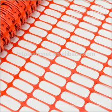 Barrière de barrière de couleur de maille orange réutilisable et recyclable de haute visibilité